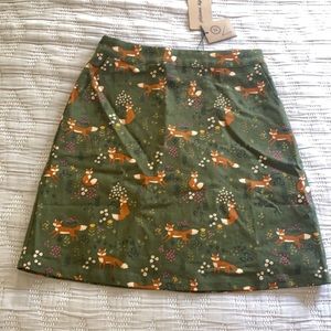 Friggin adorable fox print skirt from modcloth